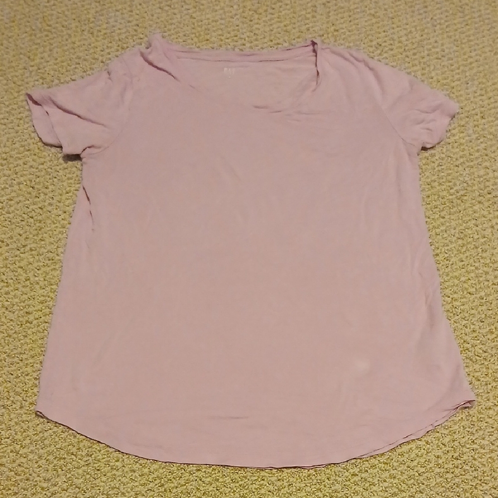 GAP Light Pink Short Sleeve Tee Size M